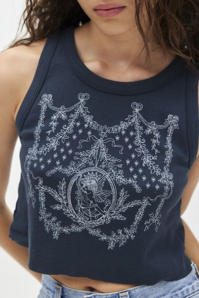 DAY Floral Cherub Graphic Tank Top