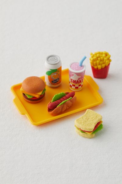 Fast Food Eraser Set