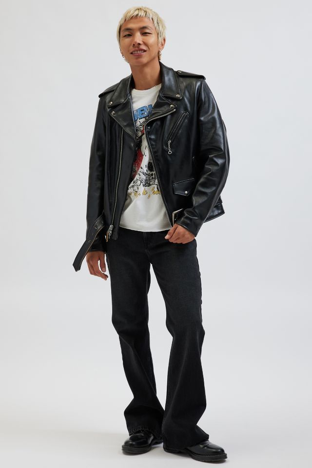 Veste Moto en Cuir Schott NYC #2