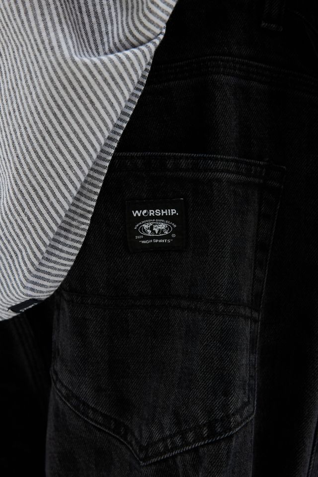 Worship Lounger Jean Worship Washed Black
