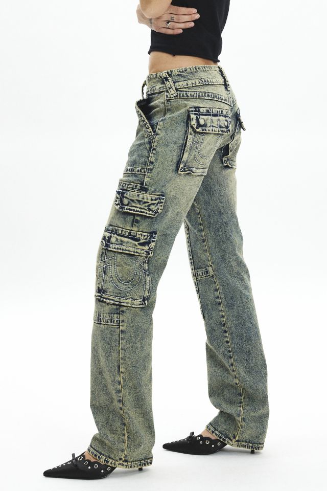 True Religion Ricki Vintage Carpenter Cargo Straight Jean #2