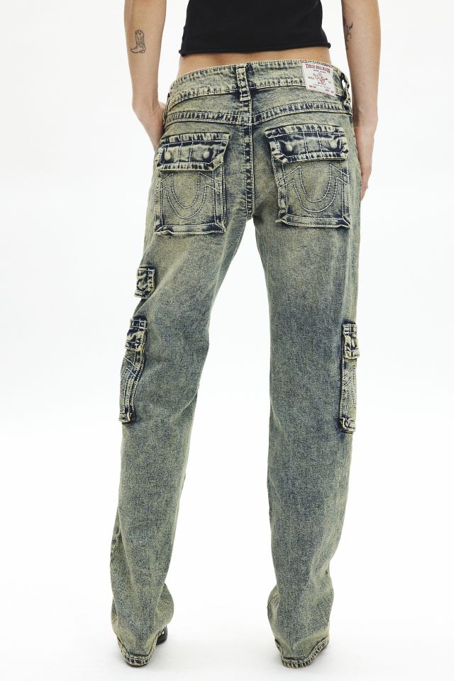 True Religion Ricki Vintage Carpenter Cargo Straight Jean #4