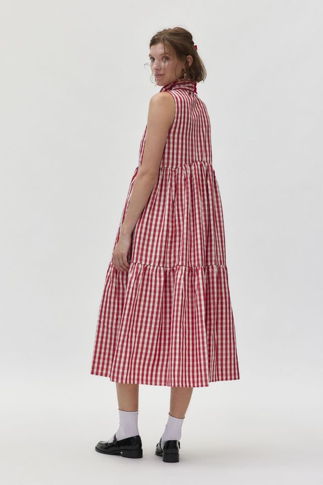 Sister Jane Stables Gingham Bow Midi Dress #3