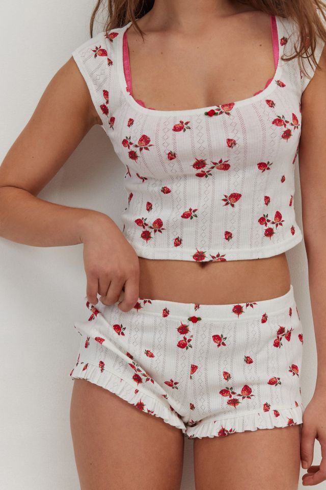 Ensemble Haut en Maille Pointelle Moon & Short Micro Out From Under #1