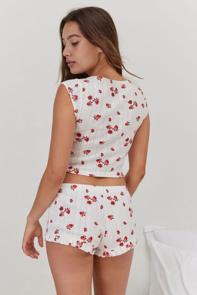 Ensemble Haut en Maille Pointelle Moon & Short Micro Out From Under #2