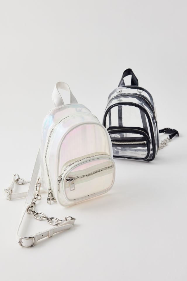 Urban Outfitters Silence Noise Clear Mini Backpack in White