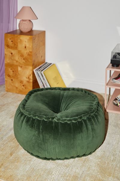 Kathe Velvet Floor Pouf