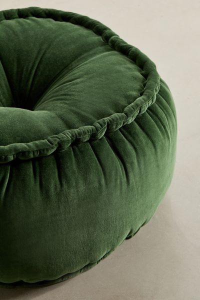 Kathe Velvet Floor Pouf