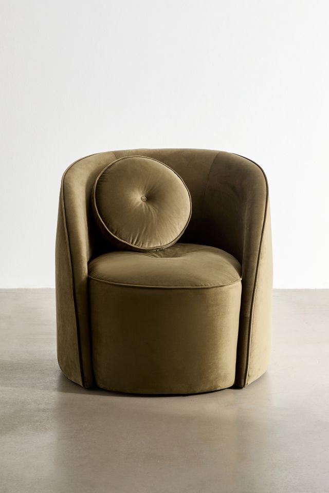 Kathe Velvet Lounge Chair #1