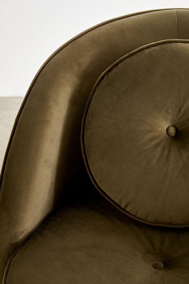 Kathe Velvet Lounge Chair #3