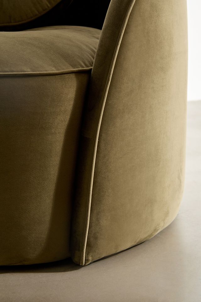 Kathe Velvet Lounge Chair #4