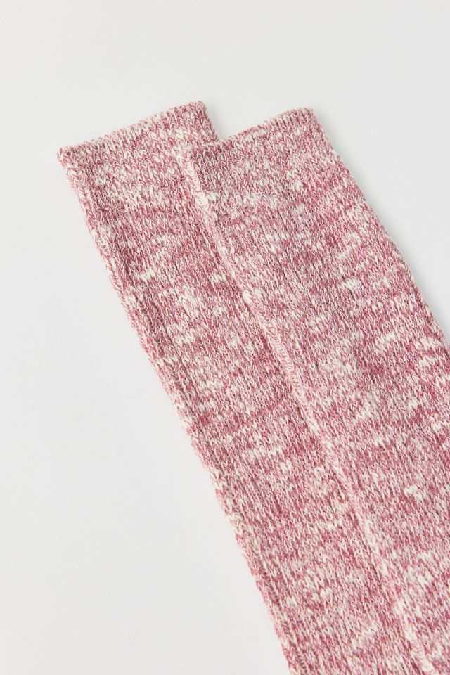 Chaussette Froncée en Tricot Chiné Classique #3
