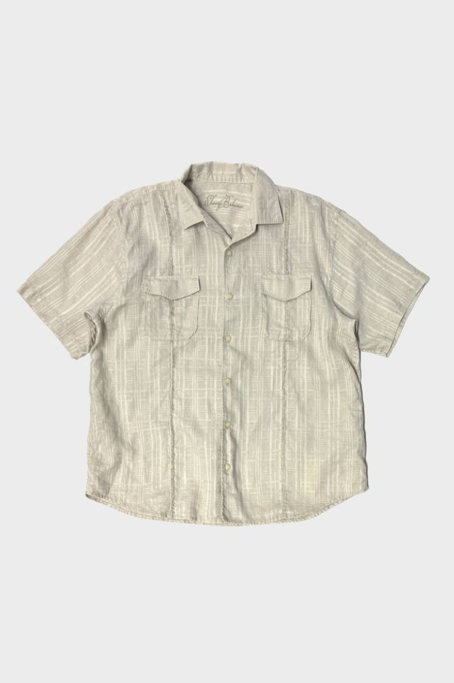 Vintage 2000’s Tommy Bahama Linen Loop Collar Shirt | Urban Outfitters