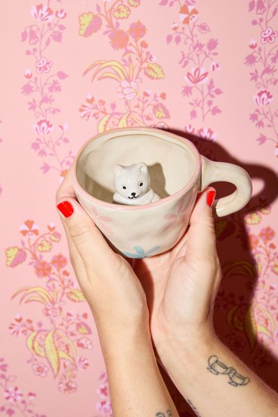 Peekaboo Dressy Cat Mug