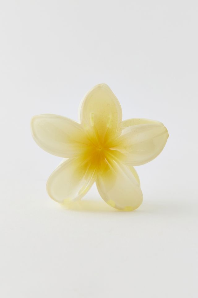 Plumeria Flower Claw Clip Urban Outfitters