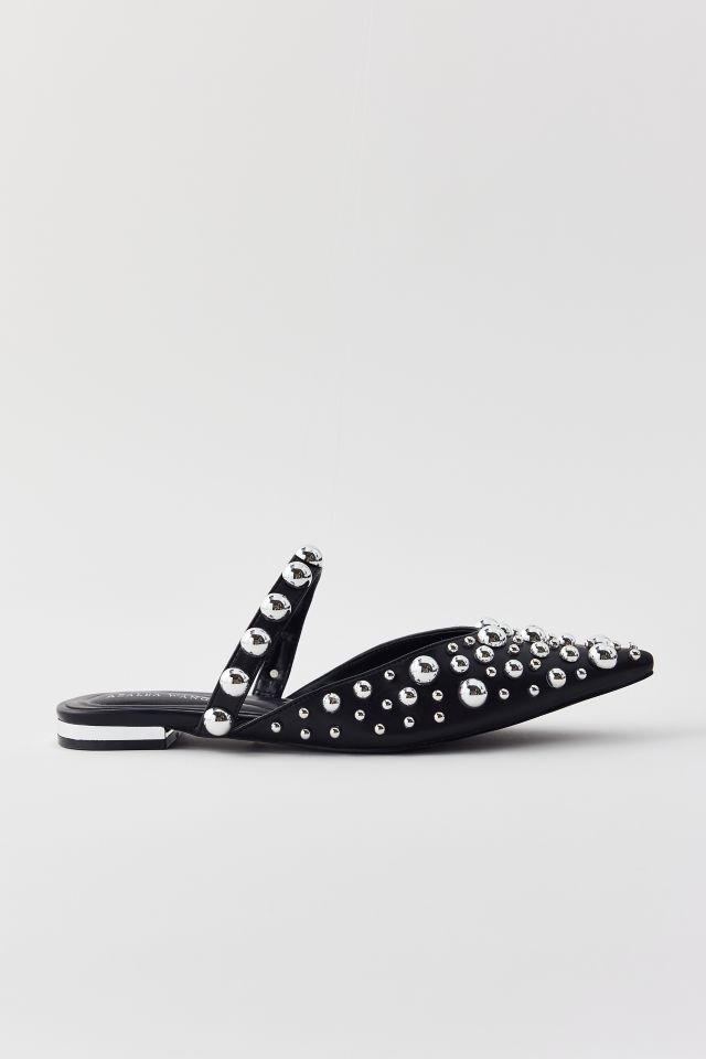 Azalea Wang Fancette Studded Pointed Toe Flat #1