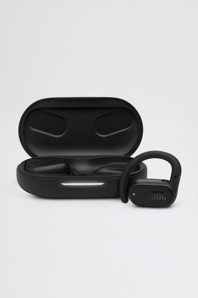 Jbl Soundgear Sense Hybrid Open-ear Wireless Headphones In Black At Urban Outfitters In Black