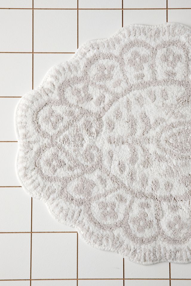 Lace Tufted Bath Mat #3