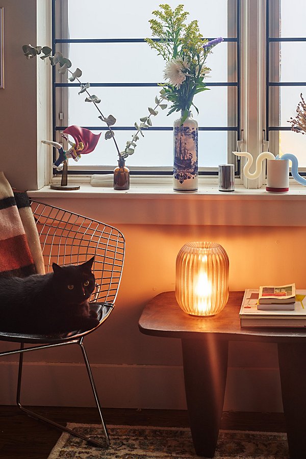 Wooj Design X Christopher Merchant Allium Lamp In Smoke At Urban Outfitters In Orange