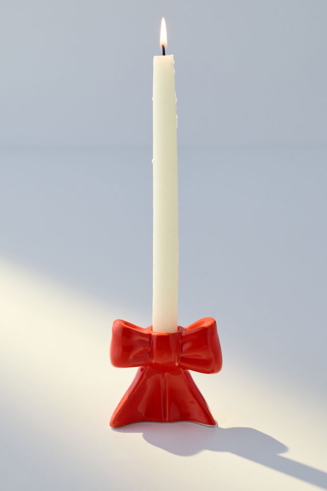 DOIY Bow Taper Candle Holder #1