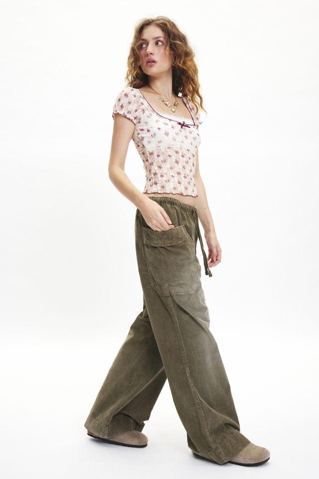 Kimchi Blue Amelie Corduroy Pull-On Pant #3