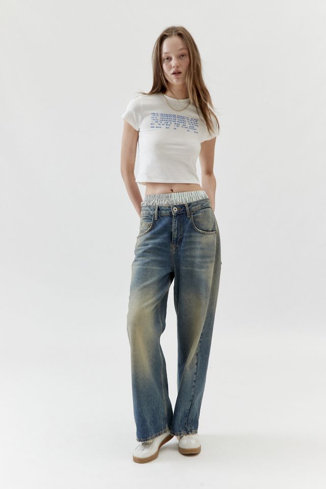 Billie Eilish UO Exclusive I'm So Blue Baby Tee #2