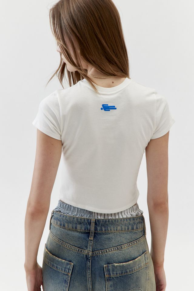 Billie Eilish UO Exclusive I'm So Blue Baby Tee #3
