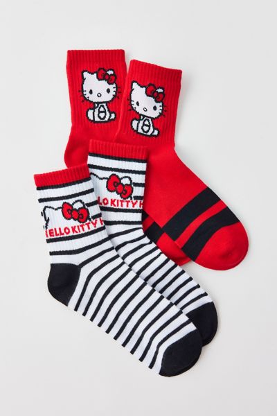 Sanrio Hello Kitty Mid-Crew Sock 2-Pack