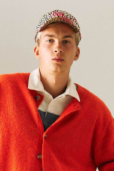 Coney Island Picnic Nyc Cheetah Dad Hat In Pink, Men's At Urban Outfitters In Pink