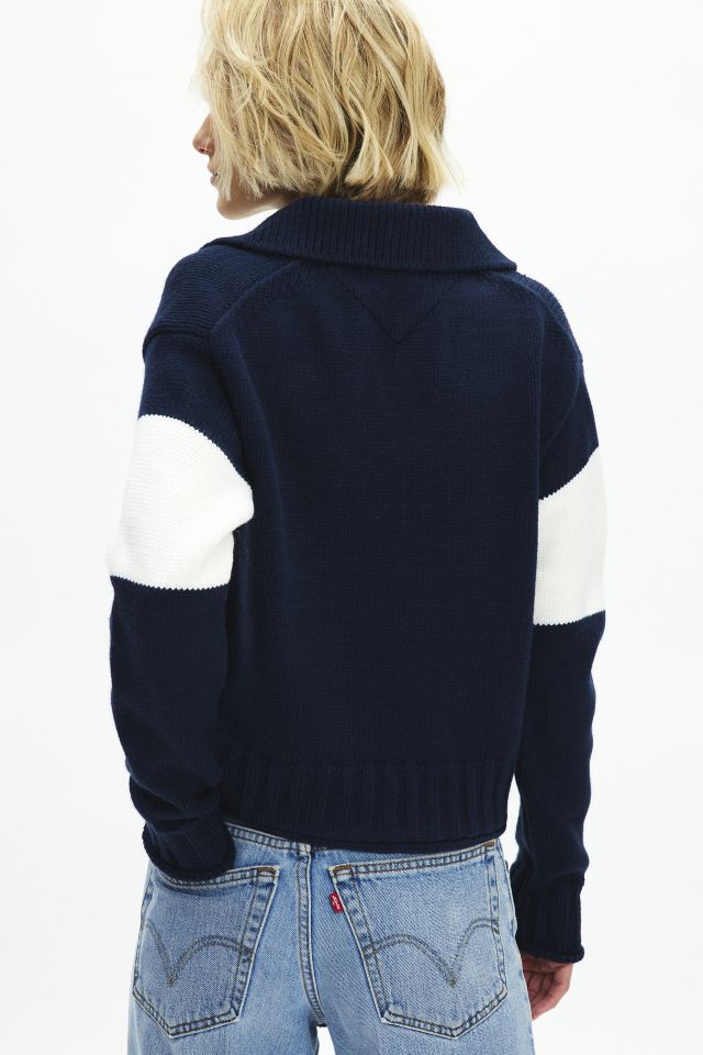 Tommy Jeans Collared Logo Flag Rugby Sweater #3