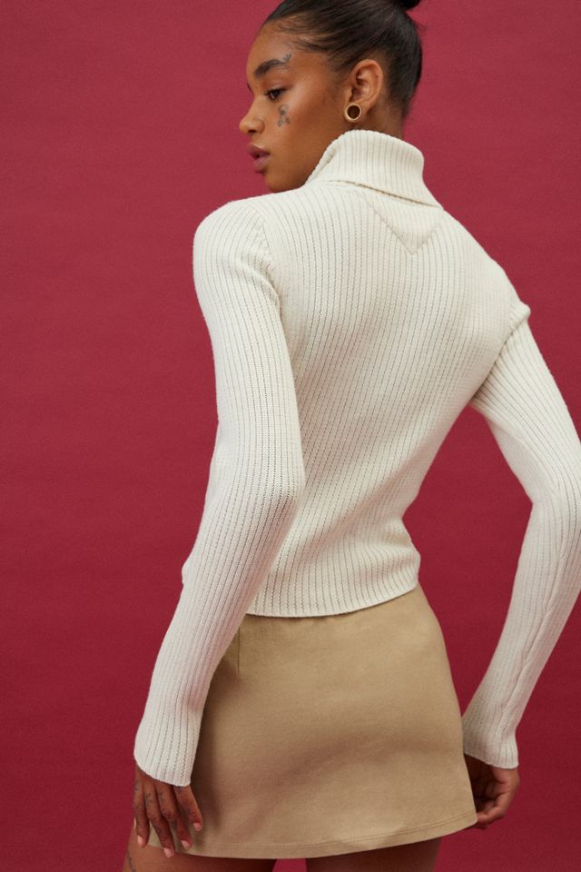 Tommy Jeans Mélange Flag Logo Turtleneck Sweater #2