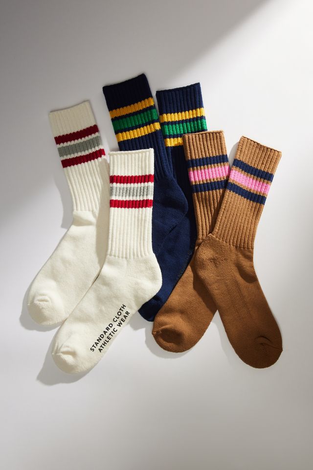 Standard Cloth Athletic Stripe Crew Sock #3