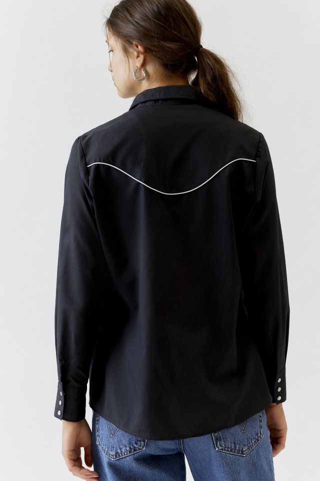 Urban Renewal Vintage Embroidered Western Shirt #4