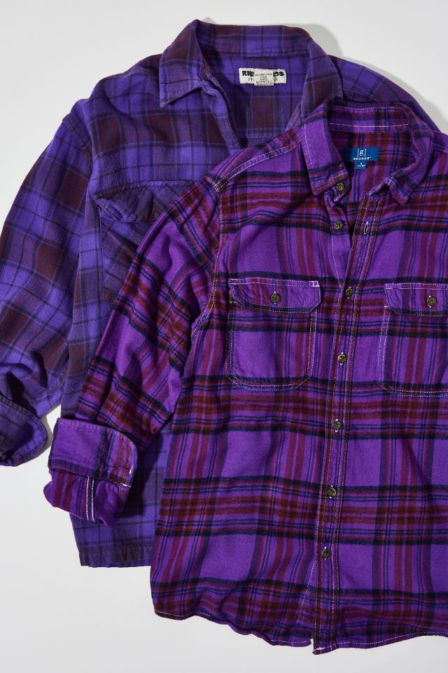 Chemise en flanelle délavée ReMADE By UO #1