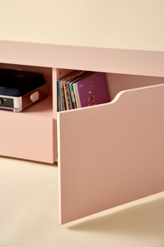 Selene Media Console - Pink Storage TV Stand