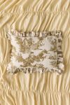 Cotton Ruffle Bolster Pillow
