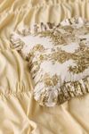 Cotton Ruffle Bolster Pillow