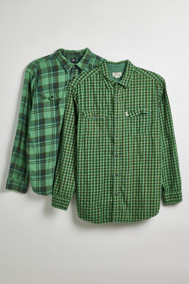 Urban Renewal Remade Overdyed Flannel Shirt #1