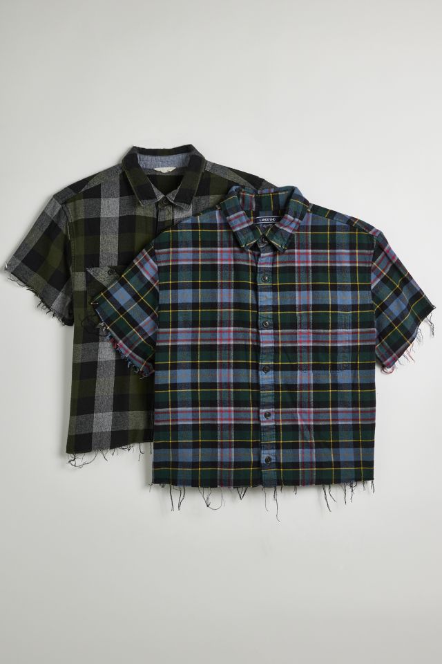 Chemise en flanelle courte et ample Urban Renewal Remade #1