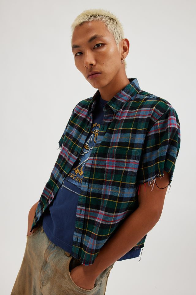 Chemise en flanelle courte et ample Urban Renewal Remade #2
