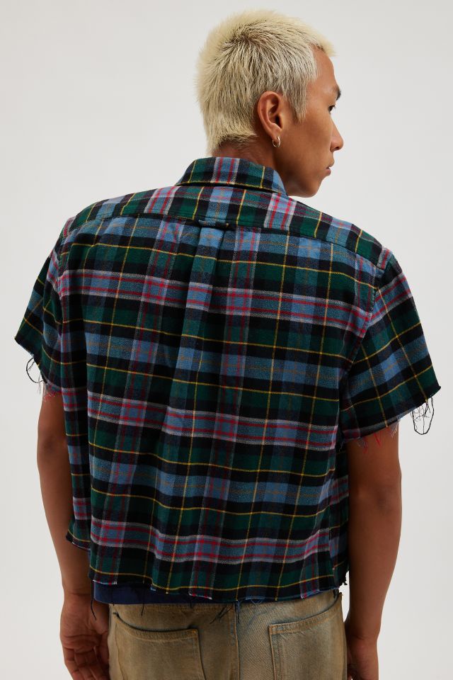 Chemise en flanelle courte et ample Urban Renewal Remade #3