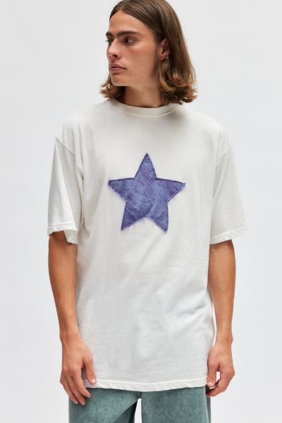 Urban Renewal Remade Acid Wash Star Tee