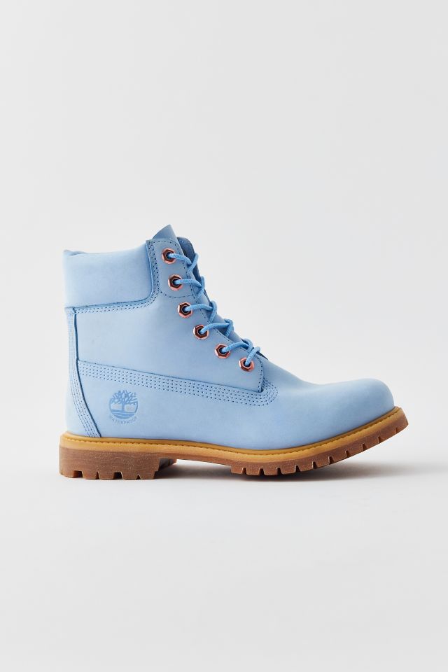 Blue timberland hiking boots deals