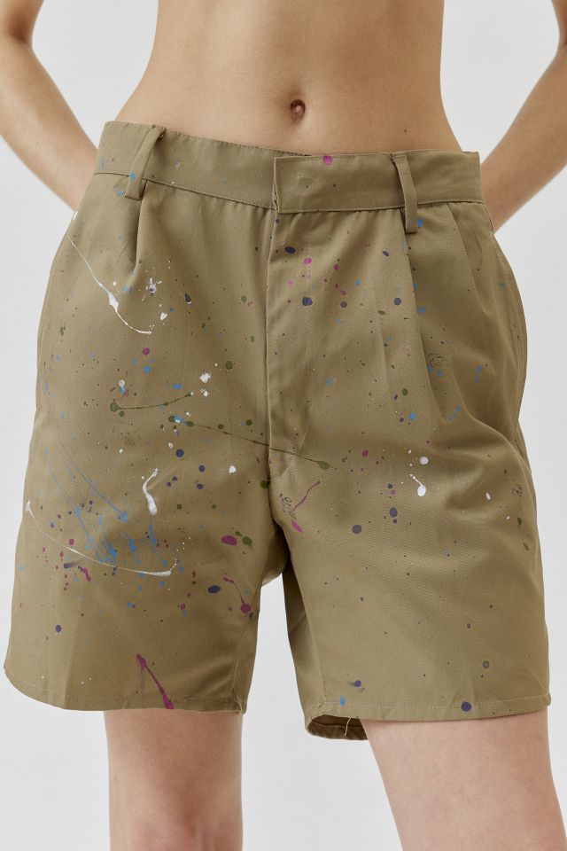 Short Chino Urban Renewal Remade Éclaboussures de Peinture #4