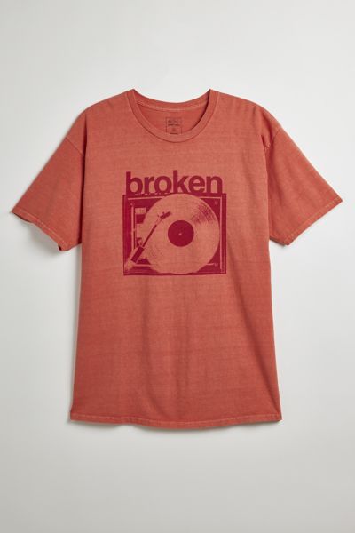 Urban Outfitters Broken Record Tee In Red, Men's At