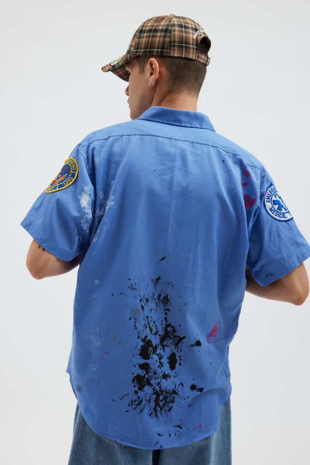 Urban Renewal Remade Painted Work Shirt | Urban Outfitters