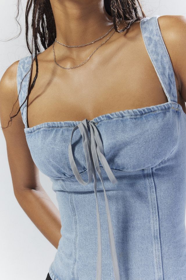 Haut Corset en Denim Daydream Lioness #2