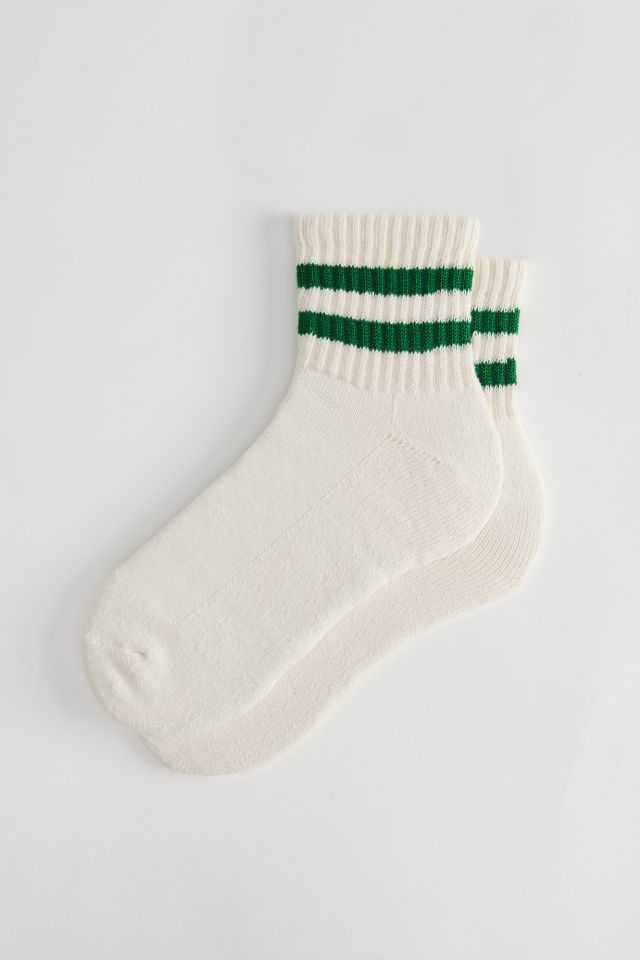 American Trench Retro Stripe Quarter Crew Sock | Urban Outfitters