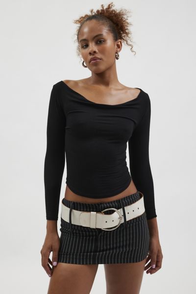 Silence + Noise Cerys Cowl Neck Top