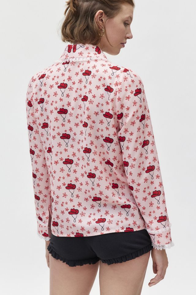 DREAM Court Rose Jacquard Blouse – Sister Jane